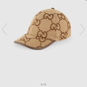 Authentic Jumbo GG canvas baseball hat